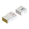 dual row 6.35mm IP67 wire to wire waterproof connector plug and receptacle set 8-pin