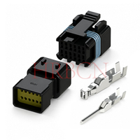 HRB 2.0mm pitch dual row wire to wire waterproof connector, 4-24 pin male female mated assembly