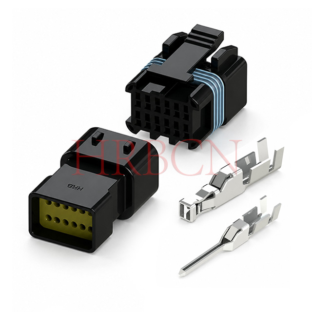 4-24 Pin Wire To Wire Waterproof Connectors of 2.0mm Pitch