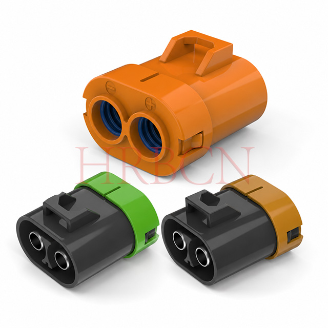 11.0mm Pitch Waterproof Wire To Wire Connector 2 Pin