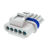 A-M4084M single row male plug waterproof wire to wire housing 4.0mm pitch