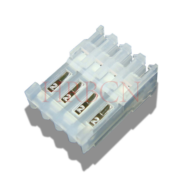 Closed End IDC Connector with Polarizing Tabs M2051R-N-R 