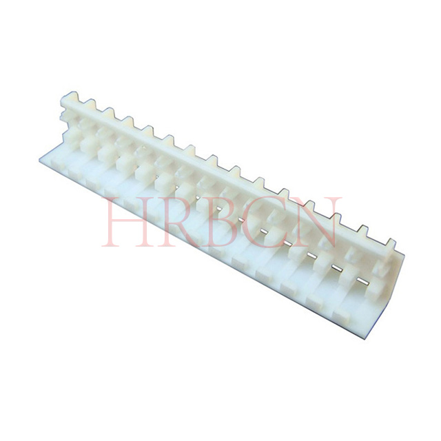 HRB M7061R-N-W 3.96mm pitch 90° right-angle white IDC dust cover