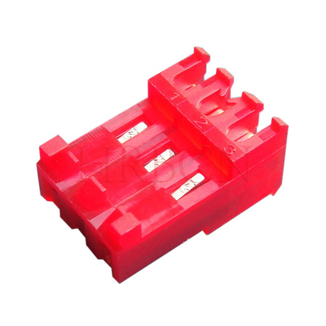 HRB M7060-N-C-R 3.96mm feed through IDC connector with polarizing tabs and locking ramp AWG22