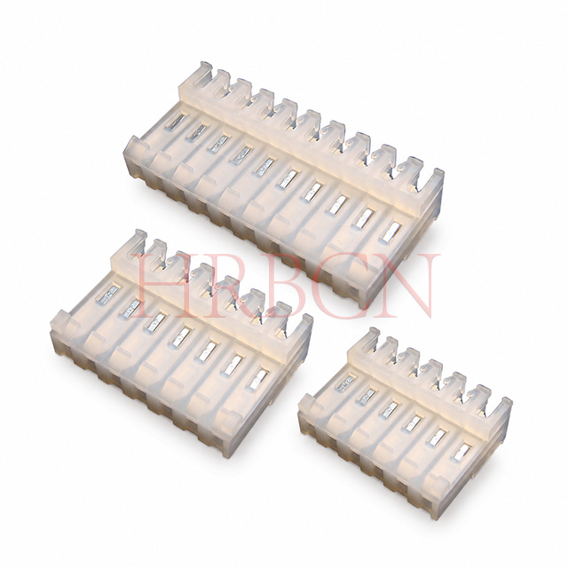 HRB M7060-N-C 3.96mm 180° feed-through IDC connector with locking ramp, no polarizing tabs AWG18
