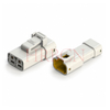 HRBCN A-M63501WF single row 6.35mm IP67 wire to wire waterproof connector plug and receptacle full set 3 pin