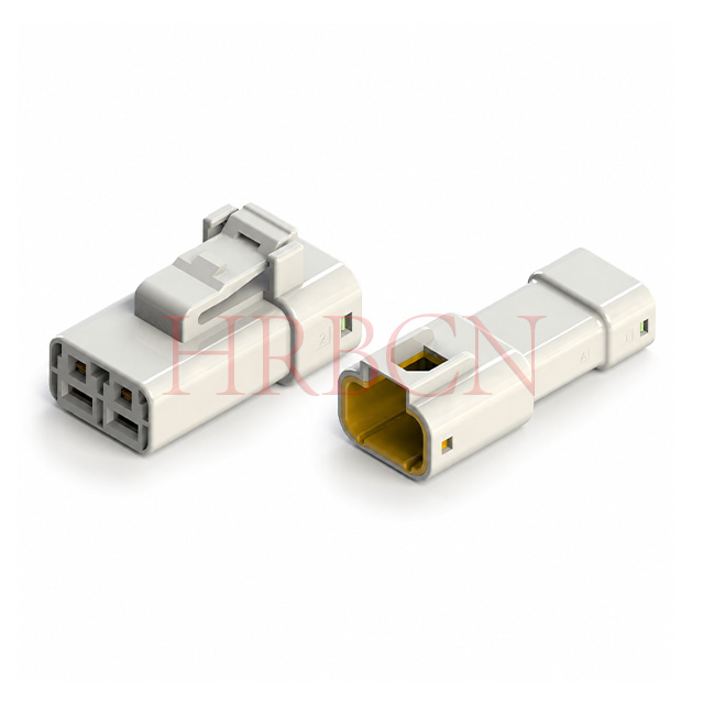 HRBCN A-M63501WF single row 6.35mm IP67 wire to wire waterproof connector plug and receptacle full set 3 pin