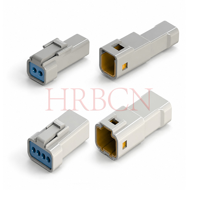 Single Row Wire To Wire Waterproof Electrical Connectors 2.0mm Pitch