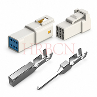 HRB 2.0mm pitch dual‑row easily‑mating wire‑to‑wire waterproof connector unmated set