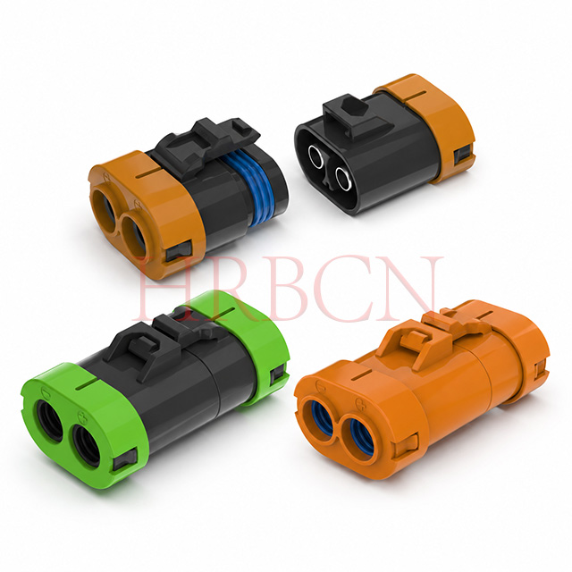 11.0mm Pitch Waterproof Wire To Wire Connector 2 Pin