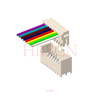 M723X series wire-to-board IDC connector 2.5mm pitch