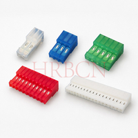 HRB M2050 2.54mm closed end IDC connector without polarizing tabs, 90 degree