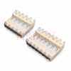 HRB M7060-N-C 3.96mm 180° feed-through IDC connector with locking ramp, no polarizing tabs AWG24