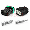HRB A-M3500 series IP67 IP69K waterproof wire-to-wire connector PBT housing tin gold plated terminals