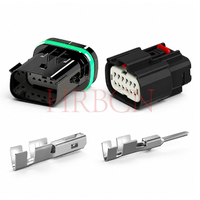 HRB A-M3500 series IP67 IP69K waterproof wire-to-wire connector PBT housing tin gold plated terminals