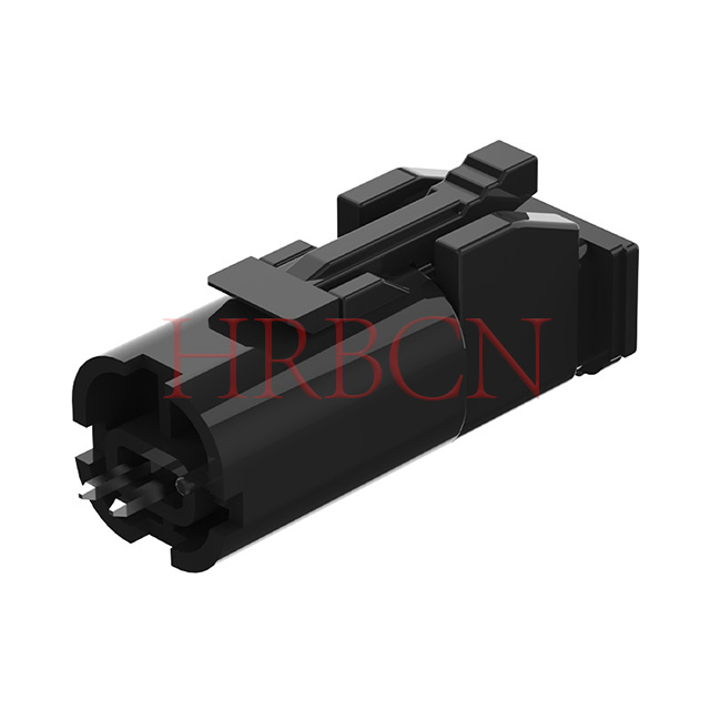 2‑pole HRB 2.0mm pitch shrouded waterproof PCB header M20036S‑2xN