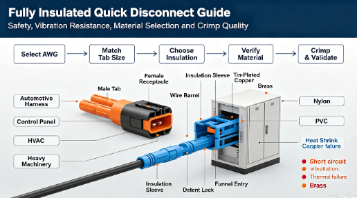 Quick Disconnect Terminal Applications in Automotive Electrical Systems and Industrial Equipment