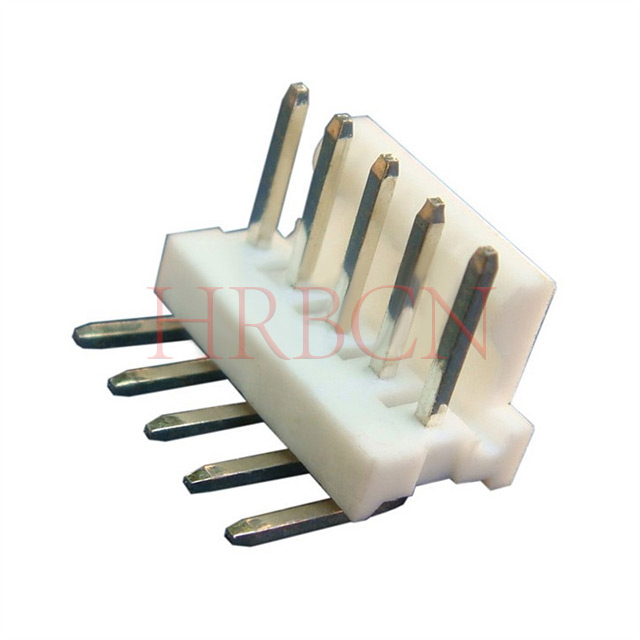 right angle 2.54mm header through hole PCB connector